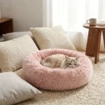 Calming Donut Cat Bed - Image 6