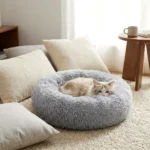 Calming Donut Cat Bed - Image 7
