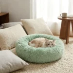 Calming Donut Cat Bed - Image 9