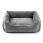 Soft Plush Raised-Side Cat Bed