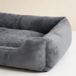 Soft Plush Raised-Side Cat Bed - Image 2