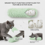 Interactive Catnip Plush Pillow - Image 8