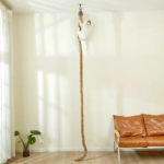 Phodan Cat Sisal Climbing Rope — Ceiling-Mounted, 9.8 ft, for Modern Cat Walls - Image 2